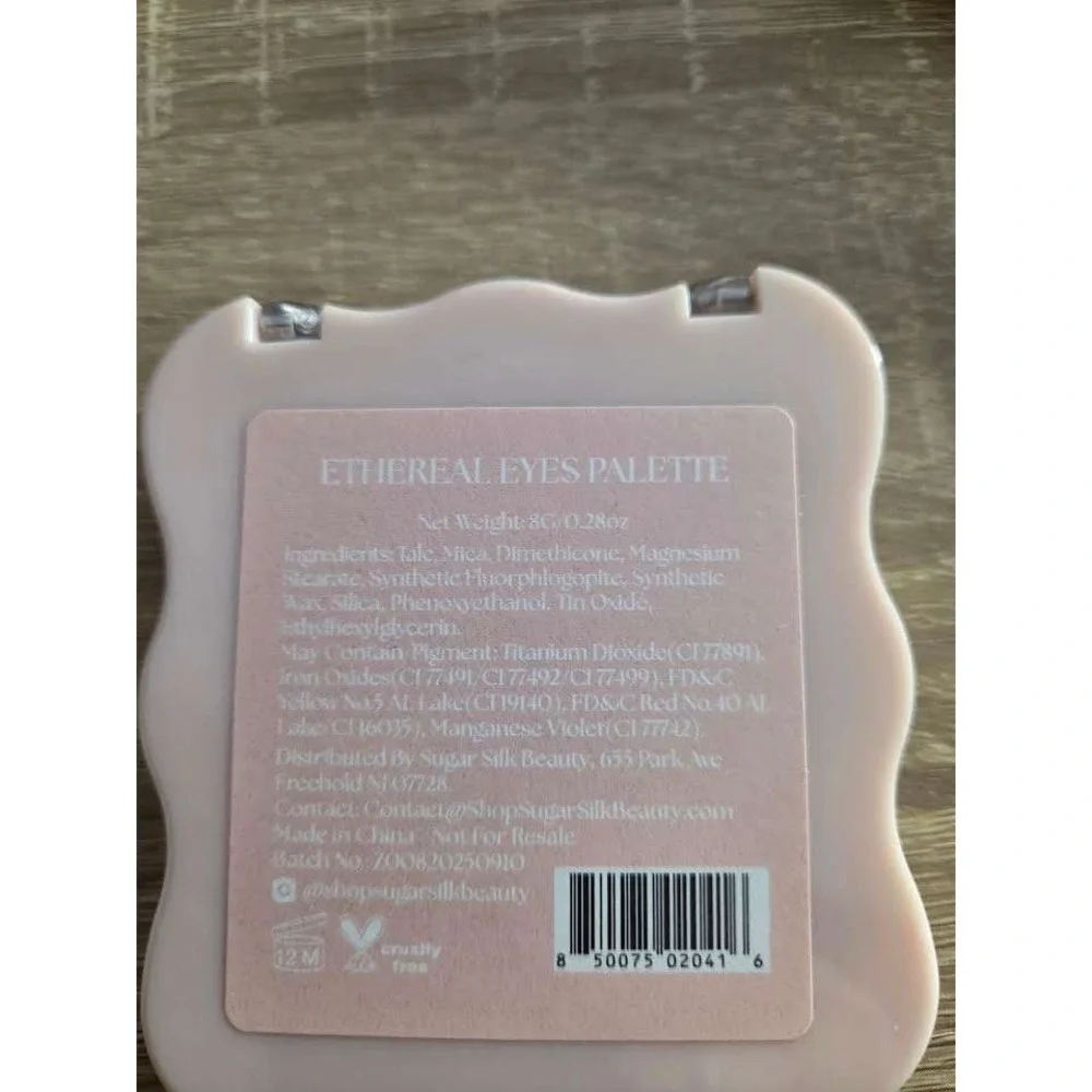 Sugar Silk Beauty Ethereal Eyes Palette 9‎ Shades Neutral Shimmer Matte New